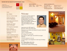 Tablet Screenshot of professionalvoice.org